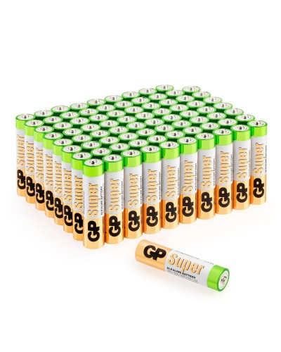 GP Super Alkaline 24A AAA (GP 24A-2CRVS80), упак. 80 шт.. Алкалиновые батарейки. GP Batteries в Петрозаводске