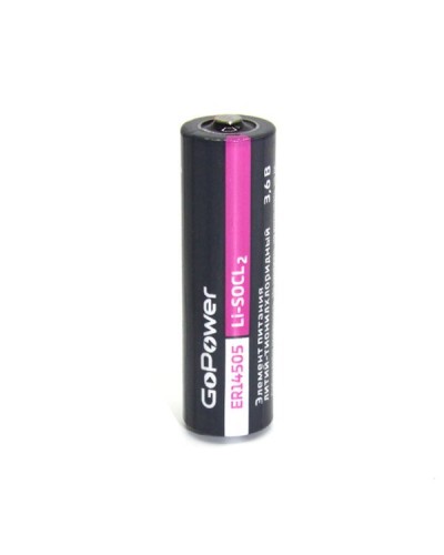 ER14505 GoPower. Литий-тионилхлоридный элемент питания. GoPower в Петрозаводске