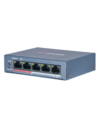 DS-3E0105P-E/M(B). Коммутатор с питанием POE. Hikvision в Петрозаводске