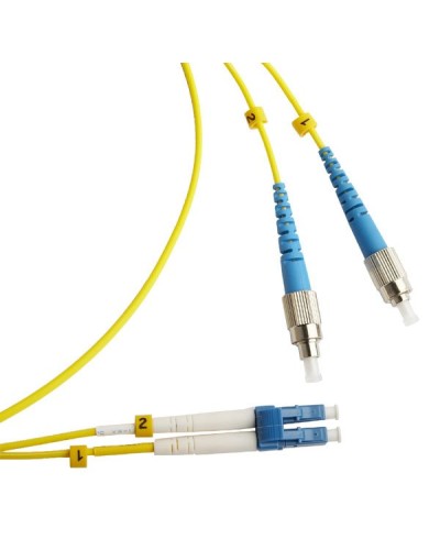 FC-D2-9-FC/UR-LC/UR-H-2M-LSZH-YL. Патч-корд волоконно-оптический FC/UPC-LC/UPC. Hyperline в Петрозаводске