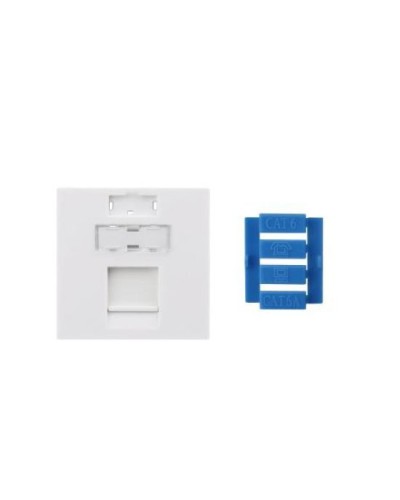 SIP3-1K-M45-45. Вставка 45x45 для 1 модуля Keystone Jack, со шторкой. Hyperline в Петрозаводске