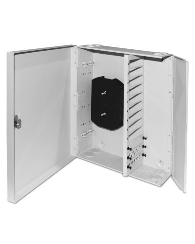 FO-WBX-12xSLT-W140H42-96UN-GY. Кросс оптический настенный. Hyperline в Петрозаводске