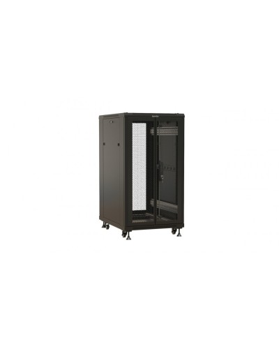 TTBR-1868-DD-RAL9004. Шкаф телекоммуникационный 19 напольный 18U. Hyperline в Петрозаводске