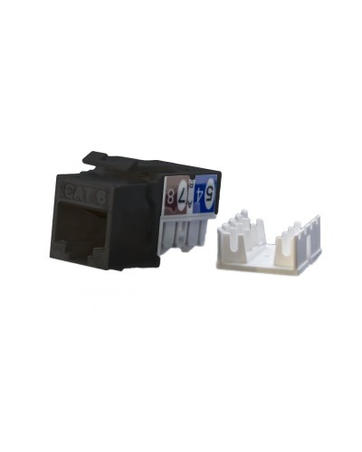 KJ9-8P8C-C6-90-BK. Вставка Keystone Jack RJ-45. Hyperline в Петрозаводске