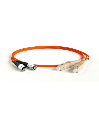 FC-D2-50-FC/PR-SC/PR-H-1M-LSZH-OR. Патч-корд волоконно-оптический SC-FC. Hyperline в Петрозаводске