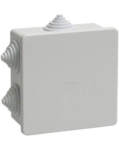 Коробка распаячная КМ41235 85х85х40 открытой проводки IP44 6 гермовводов серая (UKO11-085-085-040-K41-44). Коробка распаячная безгалогенная (HF). IEK в Петрозаводске
