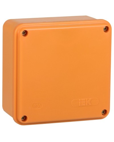 Коробка распаячная огнестойкая ПС 100х100х50 6P 6мм² IP44 гладкие стенки (UKF20-100-100-050-6-6-09). Коробка распаячная огнестойкая безгалогенная (HF). IEK в Петрозаводске