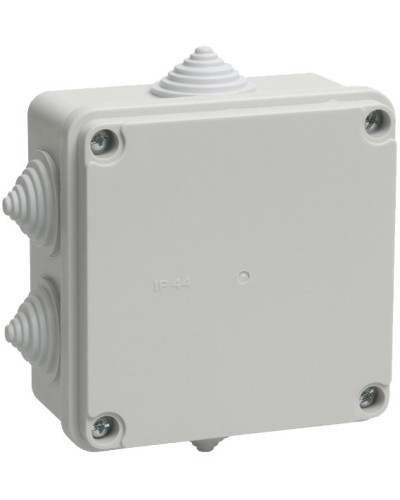Коробка распаячная КМ41233 100х100х50 открытой проводки IP44 6 гермовводов серая (UKO11-100-100-050-K41-44). Коробка распаячная безгалогенная (HF). IEK в Петрозаводске