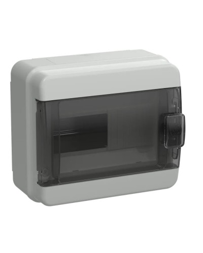 Корпус пластиковый КМПн-8 IP65 TEKFOR (TF5-KP72-N-08-65-K03-K02). Корпус модульный пластиковый черная прозрачная дверь. IEK в Петрозаводске