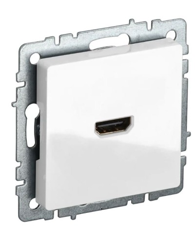 Розетка HDMI РHDMI-0-БрБ белая BRITE (BR-H10-K01). Розетка HDMI. IEK в Петрозаводске