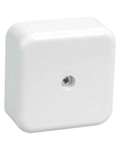 Коробка распаячная КМ41206-01 50х50х20 открытой проводки (4 клеммы 3 мм²) белая (UKO10-050-050-020-K01). Коробка распаячная безгалогенная (HF). IEK в Петрозаводске
