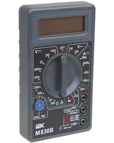 Мультиметр цифровой Universal M830B (TMD-2B-830). Мультиметр цифровой. IEK в Петрозаводске