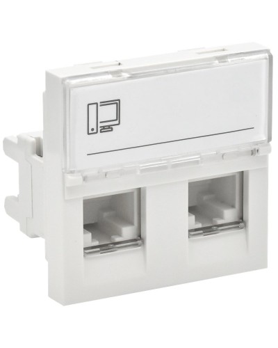 Розетка RJ45 кат.6 PRIMER РКИ-22-00-П-6 белый IEK (PR-KK40D-RI-0-2-2C06U-K01). Розетка RJ-45. IEK в Петрозаводске