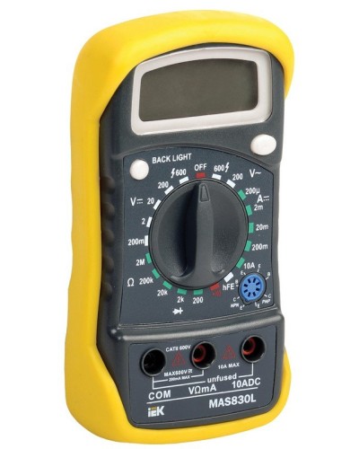 Мультиметр цифровой Master MAS830L (TMD-3L-830). Мультиметр цифровой. IEK в Петрозаводске
