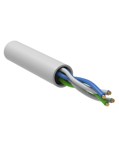 GENERICA U/UTP кат. 5E 24AWG 2 пары LSZH INDOOR белый (BC1-C5E02-128-305-G). Кабель «витая пара» (LAN) для структурированных систем связи. IEK в Петрозаводске