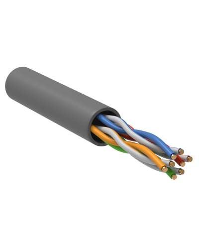 GENERICA U/UTP кат.5E 24AWG 4 пары PVC серый (BC1-C5E04-111-305-R-G). Кабель «витая пара» (LAN) для структурированных систем связи. IEK в Петрозаводске
