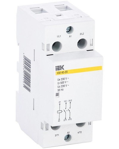 Контактор модульный КМ40-20 AC (MKK11-40-20). Контактор модульный. IEK в Петрозаводске