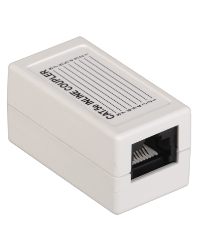 CS70-1C5EU. Проходной адаптер категория 5Е UTP тип RJ45-RJ45, белый. ITK в Петрозаводске
