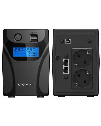 Ippon Back Power Pro II 850 Euro (1005575). Источник бесперебойного питания. Ippon в Петрозаводске