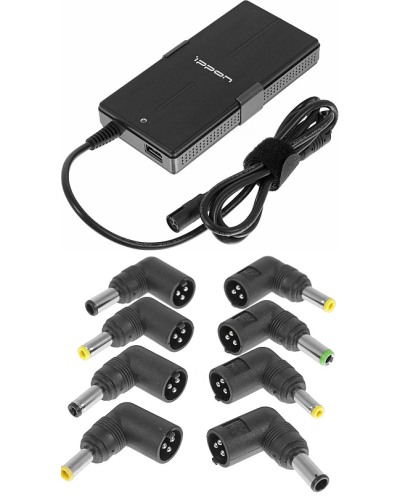 Блок питания Ippon S65U автоматический 65W 15V-19.5V 11-connectors 3.5A 1xUSB 2.1A, LED индикатор (651781). Блок питания. Ippon в Петрозаводске