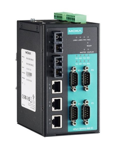 NPort S8455I-SS-SC. 4-портовый преобразователь. MOXA в Петрозаводске