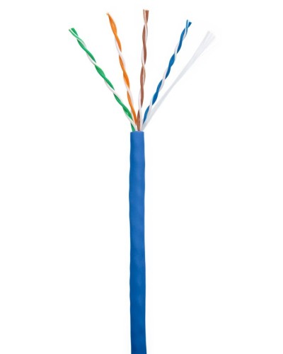 U/UTP 4pair, Cat5e, In, PVC (CCA-UU004-5E-PVC-BL). Кабель «витая пара» (LAN) для структурированных систем связи. NETLAN в Петрозаводске