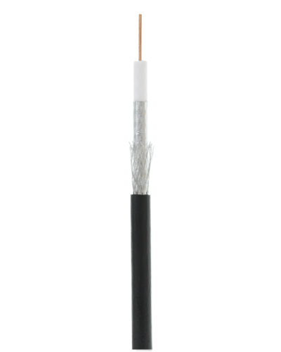 RG-6 CCS, Out, PE (UEC-C2-32123B-BK-3). Кабель коаксиальный омедненный. NETLAN в Петрозаводске