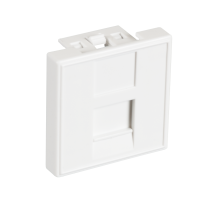 EC-IMF-1-WT-10 (10шт). Вставка 45x45 (Mosaic) для 1 модуля Keystone Jack. NETLAN