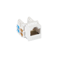 EC-UKJ-UD2-WT-10 (10шт). Вставка Keystone Jack RJ-45. NETLAN