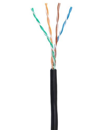 U/UTP 4pair, Cat5е, Out, PE (EC-UU004-5E-PE-BK). Кабель «витая пара» (LAN) для структурированных систем связи. NETLAN в Петрозаводске