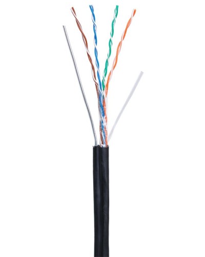 U/UTP 4pair, Cat5e, Out, Sw, PE (EC-UU004-5E-PE-SW-BK). Кабель «витая пара» (LAN) для структурированных систем связи. NETLAN в Петрозаводске