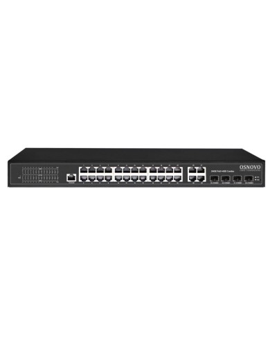 SW-8244/L(400W). Коммутатор 24-портовый  Gigabit Ethernet с PoE. OSNOVO в Петрозаводске