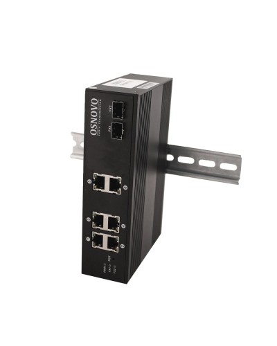 SW-8062/IC. Промышленный PoE коммутатор Gigabit Ethernet на 8 портов. OSNOVO в Петрозаводске