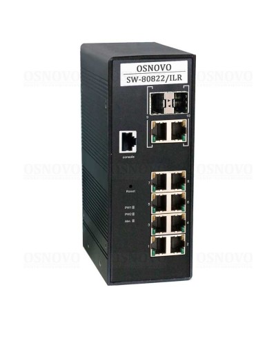 SW-80822/ILR. Коммутатор 10-портовый Gigabit Ethernet с PoE. OSNOVO в Петрозаводске