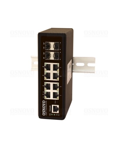 SW-70804/IL. Промышленный коммутатор Gigabit Ethernet на 12 портов. OSNOVO в Петрозаводске