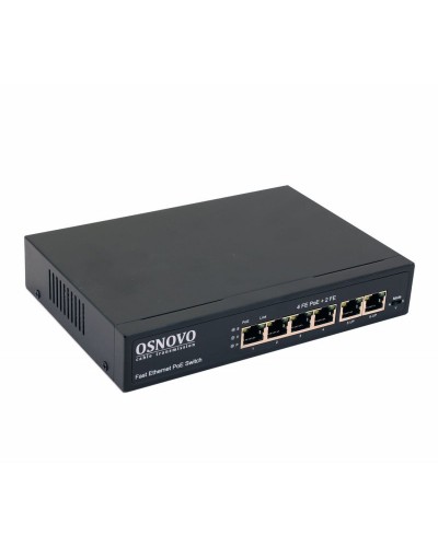 SW-20600(80W). Коммутатор 6-портовый  Fast Ethernet с PoE. OSNOVO в Петрозаводске