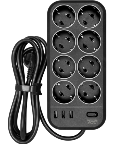 SP-08 USB03AB 3,0 M. Сетевой фильтр. POWERCOM в Петрозаводске