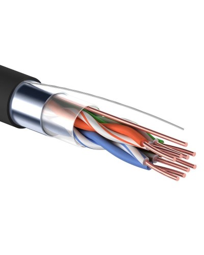 F/UTP 4PR 24AWG, CAT5e. OUTDOOR, 305м. PROconnect (01-0154). Кабель «витая пара» (LAN) для структурированных систем связи. PROCONNECT в Петрозаводске