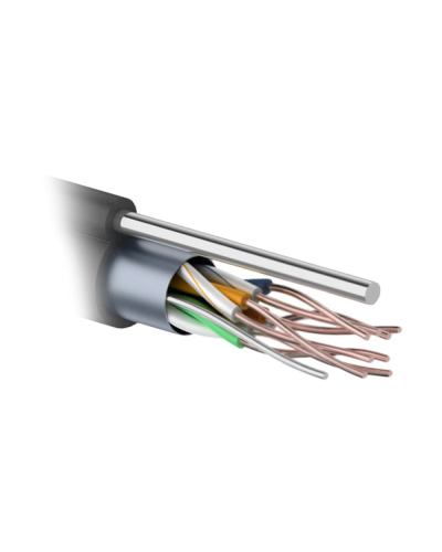 F/UTP 4PR 24AWG CAT5e 305м OUTDOOR+ТРОС*1. PROCONNECT (01-0155). Кабель «витая пара» (LAN) для структурированных систем связи. PROCONNECT в Петрозаводске