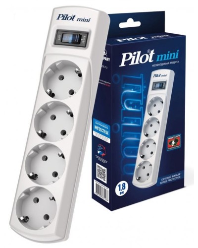 Pilot mini 5м. Сетевой фильтр. Pilot в Петрозаводске
