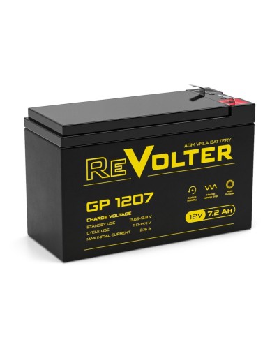 Revolter GP 1207. Аккумулятор автомобильный герметичный свинцово-кислотный. Revolter в Петрозаводске