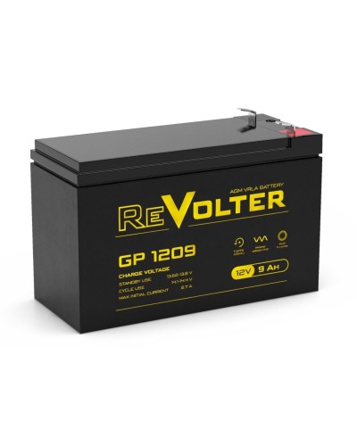 Revolter GP 1209. Аккумулятор автомобильный герметичный свинцово-кислотный. Revolter в Петрозаводске