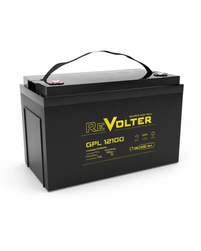 Revolter GPL 12100. Аккумулятор автомобильный герметичный свинцово-кислотный. Revolter в Петрозаводске