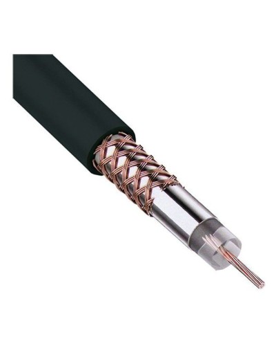 RG-58 A/U, 50 Ом, Cu/Al/Cu, 64%, 100 м, черный (01-2003). Кабель коаксиальный радиочастотный. Rexant в Петрозаводске
