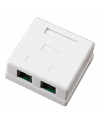 Розетка компьютерная внешняя, 2-порта RJ-45 (8P8C), UTP CAT 6 REXANT (03-0136): Розетка RJ-45 в Петрозаводске