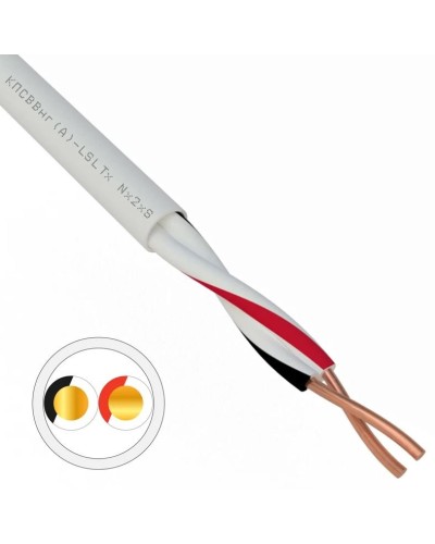 КПСВВнг(А)-LSLTx 1х2х1,5 REXANT (01-4873). Кабель для систем передачи данных пониженной пожароопасности c низким дымо- и газовыделением, с низкой токсичностью продуктов горения. Rexant в Петрозаводске