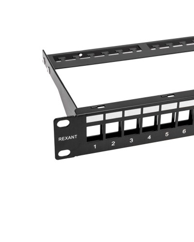 Панель коммутационная наборная 19", 1U, 24 порта, UTP REXANT PRO (02-0053): Патч-панель 19" в Петрозаводске