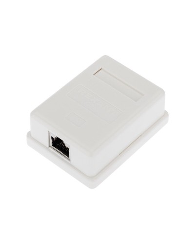 Розетка компьютерная внешняя 1-порт FTP RJ-45 (8P8C), CAT 5e REXANT (03-0122): Розетка RJ-45 в Петрозаводске