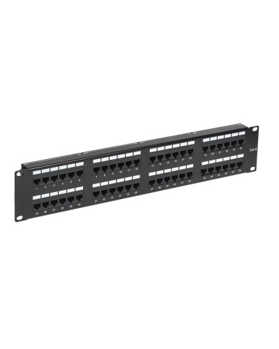 Панель коммутационная с кабельными органайзерами 19", 2U, 48 портов, RJ-45, CAT 6, UTP REXANT PRO (02-0232): Патч-панель 19" в Петрозаводске