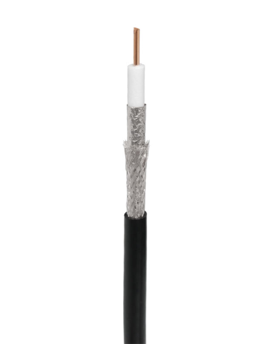 RG-11U, 75 Ом, CCS/Al/Al, 83%, 305 м, черный OUTDOOR (01-3011). Кабель коаксиальный радиочастотный. Rexant в Петрозаводске